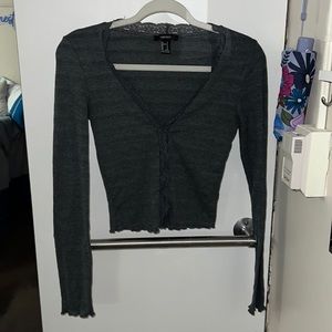 Dark Gray Forever 21 Long Sleeve